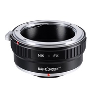 K&F Concept Lens Mount Adapter for Nikon AI/F Mount Lens to Fujifilm X Series Mirrorless FX Mount Ca