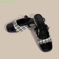 [Ready Stock] 2023 New Style CNK Small Fragrance Baotou Lazy Shoes Flat Bottom Versatile Color Match