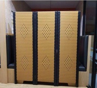 Ready partisi sketsel screen pembatas penyekat ruangan lipat portable rotan sintesis