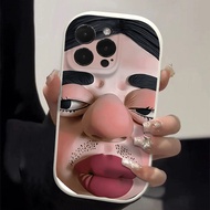 Ugly Suitable for Apple 17Airi16e Phone Case IPHONE15 Seventeen Sixteen 13promax Pingguo 14plus Funn
