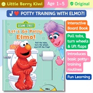 Sesame Street: Let's Go Potty, Elmo | Age 1-5 | Children Story Learning Potty Training Book Bedtime 