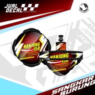 Stiker Tebok Sangkar Lovebird NANJUNG decal bisa custom DESAIN