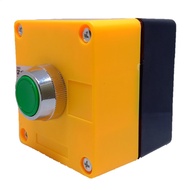 Auspicious Green Push Button Switch with Enclosure - PB25G/BOX