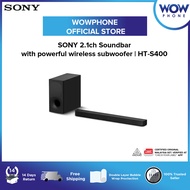 [PRE-ORDER] SONY HT-S400 SOUNDBAR (2.1ch | Dolby Audio | X-Balanced Speaker ) 1 Year Warranty by Sony Malaysia!!