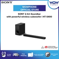 [PRE-ORDER] SONY HT-S400 SOUNDBAR (2.1ch | Dolby Audio | X-Balanced Speaker ) 1 Year Warranty by Son