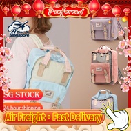 Doughnut[SG stock Fast Shipping]HK Doughnut Macaroon Classic 16L Backpack Classic School Bag Travel 