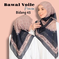 TUDUNG BAWAL COTTON VOILE CORAK / TUDUNG BAWAL PREMIUM COTTON / BAWAL CORAK COTTON VOILE / BAWAL COT