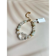 Clear Quartz Nine Fox tail crystal bracelet