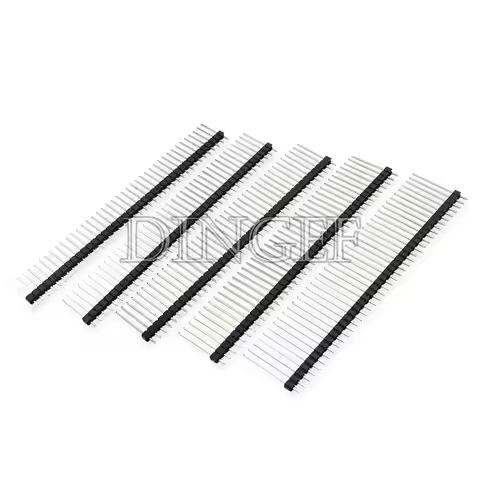 5PCS 40PIN 2.54mm Single Row Male Connector PCB Board Pin Header Long 15MM 17MM 19MM 21MM 23MM 25MM 