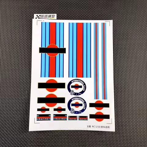 RC Model Car Shell Car Sticker Decoration Parts for 1/10 1/8 RC Crawler Car AXIAL SCX10 TRX4/T6 Defe