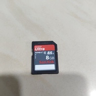 SanDisk Ultra 8GB SD card 30MBps
