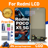 LCD Redmi Note 12 4G POCO X5 5G Original asli hp Touchscreen Mencegah Layar Meledak FHD Kualitas Ter