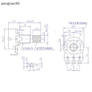 [MY] A500K B500K A250K B250K A50K B50K A25K B25K Potentiometer Splined Small Pot Electric Guitar Bas
