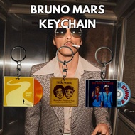 GANTUNGAN Bruno Mars AcrylicKeychain | Music Keychain 2-Sided AcrylicAlbum Bag Accessories