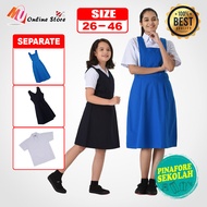 MU PINAFORE SEKOLAH DAN KEMEJA HAWAII / GAUN SEKOLAH RENDAH DAN SEKOLAH MENENGAH / KEMEJA SEKOLAH HA