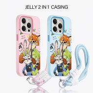 [Su Lu Case] Zootopia Casing hp Vivo Y05e Y500 Z11 Y05 Y11D Y21D V70 Fe V60 Lite T5 Y31D Pro Z10R Y1