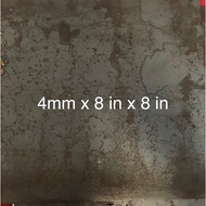 MS PLATE MILD STEELD BASEPLAT e METAL 4mm thick x 8 inches x 8 inches