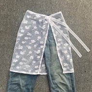 Lace skirt//lace layered skirt