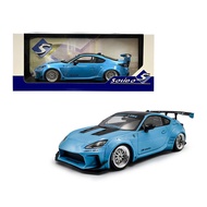Solido 2024 Toyota GR86 Liberty Walk Body Kit Baby Blue #S1813601 (1:18)