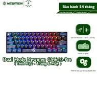 Bàn Phím Cơ Không Dây Dual Mode Newmen GM610-Pro (Tiên Hạc - Trăng & Mây ) MX Hotswap Keycap PBT Dou