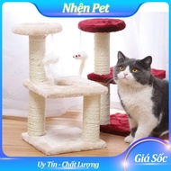 CatTree for cats - 3-tier scratching post for cats - Toys for cats
