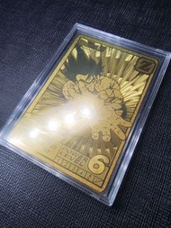 【Fancard】#龍珠咭 #DragonBall #ドラゴンボール 龍珠萬變咭 ＜DB Fun card＞ 珍藏金屬黃金咭系列 激鬥初代1暗閃[6] 孫悟空 全力之龜派氣功！！！(觀賞用) #DDc