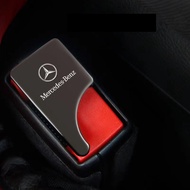 LCX เข็มขัดนิรภัยในรถซ่อนหารถยนต์เมอร์ซีเดสเบนซ์สำหรับ Mercedes Benz แบบคลิปหัวเข็มขัดนิรภัยแบบหนีบหัวเสียบปลั๊กสัญญาณเตือนแบบแข็งสำหรับ Mercedes Benz W210 W124 W203 W204 C200 W140 W176 W205 W123 W220 W211 GLA GLB AMG