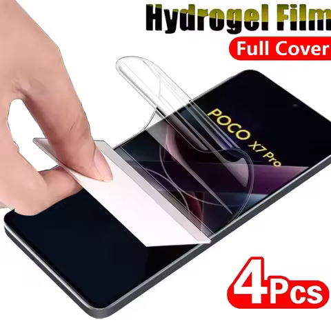 4PCS Hydrogel Film For POCO X7 Pro F6 X6 M6 X4 X5 M3 M4 5G X3 NFC M5 M5S F4 X4 GT C40 C65 F5 Screen 