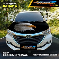 VARIASI STIKER KAP MOBIL BRIO / STIKER KAP DEPAN MOBIL AGYA / STIKER MOBIL KAP SEDAN / STIKER KAP MO