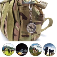 Mon Keychain Pocket Compass Equipment Keyring Survival Compass Waterproof Compass