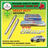 1 PASANG Toyota Vios NCP93 2007 KYB Ultra RS Performance Absorber Original REAR 342HD04