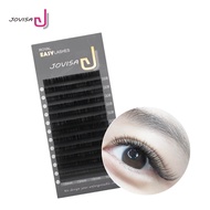JOVISA Matte Black Phantom Eyelashes Flat Hair 0.08 Soft Material 3D 6D Beautify Eyelash Comfortable