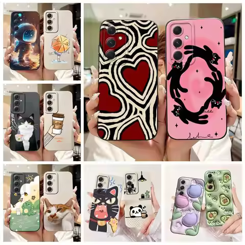 For Samsung Galaxy S23 FE Case S23 Plus Stylish Candy Painted Cover Soft TPU Phone Case For Samsung 