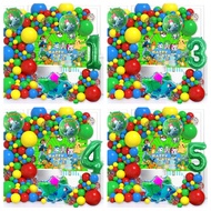 The "Pokémon" Green Monster Green Digital Foil Balloon Birthday Decoration Set Is An Excellent Birth
