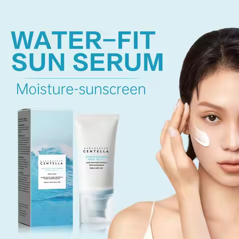 50+Solar Facial Sunscreen Whitening Cream Korean Body Lotion Sunblock Skin Moisturizing Protector Ca