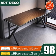 Meja Gaming Computer Desk Gaming Table Carbon Fibre Gaming Office Study Table Meja Komputer PC Table