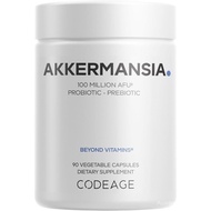 Codeage Akkermansia Muciniphila Probiotic Supplement - 3-Month Supply of Akkermansia & Chicory Inuli