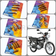 HENG - Gold Bolts Set | For TMX 125 Alpha | High-Quality Stainless Steel