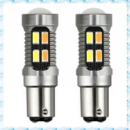[R Q M U] 2X LED Light Dual Color Bulb 1157 BAY15D P21/5W 5630 20SMD Canbus Car Brake Reverse Lamp T