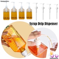LEMONTRE Syrup Drip Dispenser, 1600ml Large Capacity Coffee Syrup Press Bottle,  with Scale 5/8/10CC