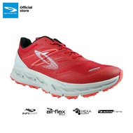 910 Nineten Yuza Evo Sepatu Trail running - Merah/Cream/Abu-Md