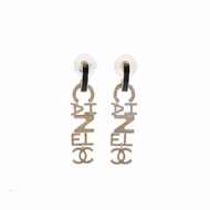 CHANEL 合金22KLOGO吊墜耳環耳釘耳環