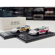 FERRARI F40 LBWK FLASH LIVERY MODEL CAR, 1/64 GHOST PLAYER SCALE