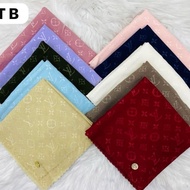 Bawa Triangle Shawl Laser Cut Printed Pattern Tudung Bawal