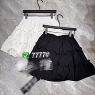 [CA Yanyan's Home] (Pre-Sale) - #C7777-Waist Elastic Lace Cake Skirt (with Shorts Inside) (5.23)