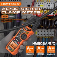 HOMTOOLS HM802A/B/D Digital Clamp Meter 600V AC/DC 6000 Counts Current Auto Range Multimeter 600A Am