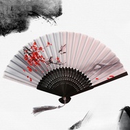 Folding Fan Bamboo Ancient Fan Hanfu Chinese Style Small Fan Smile Fan Student Fan 1105GS