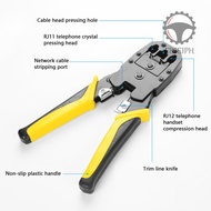 Ebest Handskit RJ45 RJ11 RJ12 Network Repairing Plier Tool Kit with Cable Tester Spring Clamp Crimping Tool Crimping Pliers