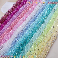 KUGIGI 10pcs Loose Spacer Beads, DIY Colorful Bicone Crystal Beads,  Austria Faceted 4mm Glass Cryst