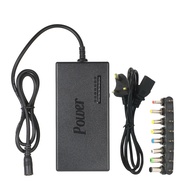 96W Universal Laptop Power Charger Adapter 8Pcs 12V to 24V Adjustable Portable Charger EU/US/UK Plug
